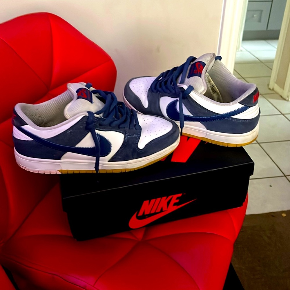 Nike dunks blue bubble gum